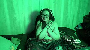 Naked fat brunette bbw with big tits plays game at lake house part 3