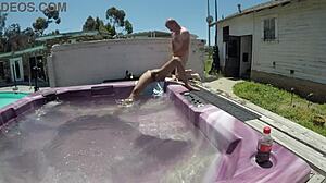 dayanara naked in hot tub