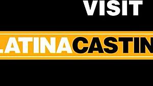 Tiny 18yo colombian redhead rammed hard at amateur modeling casting