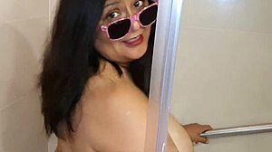 Yo, check this BBW with massive boobs showering in slow motion!