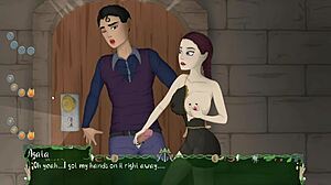 feeling slutty jerking off huge dick in school bathroom while girlfriend waits