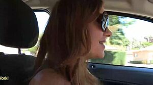 Sovereign Syre shoves huge dildo deep in her tight asshole solo.