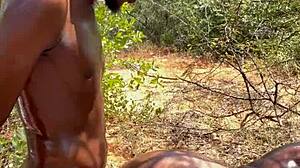 homemade outdoor cream pie? ebony couple with monster cock and big pussy