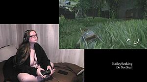 Watch Naked Last Of Us 2 Play Through Part 6 Featuring Brunette With Piercings!