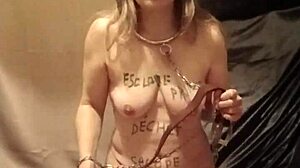 Milf Slave Endures Belt Strikes In Bondage Indoctrination.