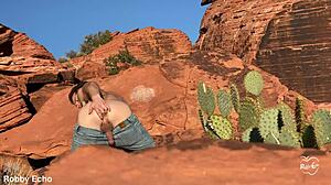 Outdoor Anal Play with Intense Masturbation Session