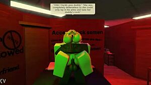 Blonde Snowbunny Gets Railed by Big Black Cock in Roblox