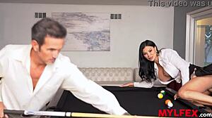 MylfEx - Bold Secretary Enjoys Billiards with Bosses