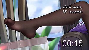 Anime keqing femdom feet joi with edging humiliation.