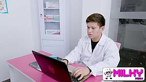 Nurse with Huge Tits Fucks Struggling Patient