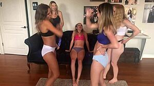 Exciting Tag Team Wedgie Wrestling Match With Sexy Moves