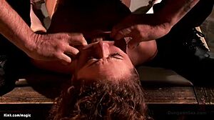 bound babel whipped and banged in rough bondage deepthroat