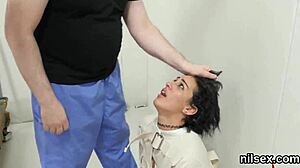 i got dragged to anal asylum for brutal treatment. wicked pain with ass to mouth pounding!