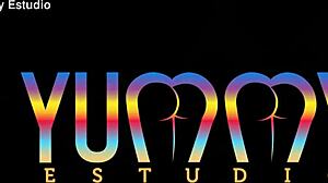 Yummy Estudio hosts Rousse Black for intense double action