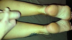 Hot stepmom offers a kinky foot fetish deal! 🔥