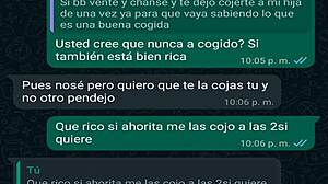 whatsapp chat with my friend's boss, i fucked her again lol