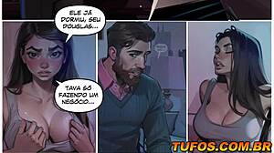 Boss Catches Nanny Stripping Online.