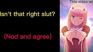 Zero Two Guides You to Suck Cock in Hentai Fantasy