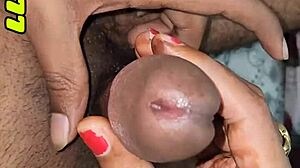 Sexy latina girlfriend gives handjob after blowjob, fucks tight wet pussy rough