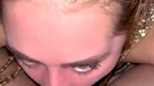 Raw facefucking Pornellia with choking and gagging