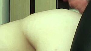 watch aprill get blindfolded and fucked doggystyle in homemade video