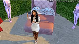 Summer Walker Celebrity with Big Black Ass in Interracial Scene