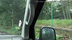 yo, picked up blondie bangs doggy style in public!