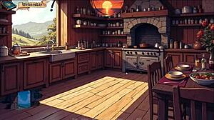 awkward cleaning with my stepmom maid in taboo hentai game