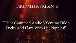 cunt crammed andie valentino dildo plays