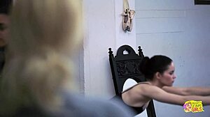 Classical Music Inspires Ballet Girls into Steamy Lesbian Action