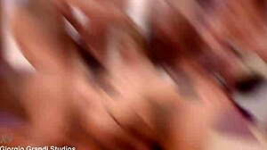 Yo, Vicky Sol takes 5on1 BBC gangbang with rough DAP and pee shower creampie action!