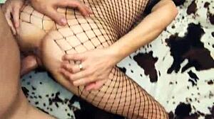 A mature couple shares beautiful tender sex at home