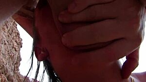 Hot Milf in Outdoor Lingerie