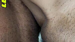 Sexy latina girlfriend gives handjob after blowjob, fucks tight wet pussy rough