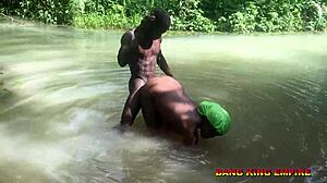 stunning ebony milf banged by huge black cock