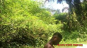 stunning ebony milf banged by huge black cock