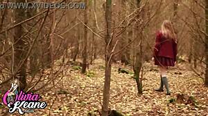 british student slut uses shewee to piss outside in public