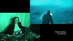 Naked Night Springs playthrough with big tits revealed