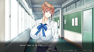 Big-Boobed Married Teacher Hypnotized for Cumshot