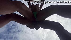 young latinas hook up in public daylight threesome 😜