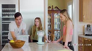 beating the heat by beating their friends meat khloe kingsley mazy myers lucky fate talknfuck