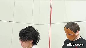 i got dragged to anal asylum for brutal treatment. wicked pain with ass to mouth pounding!