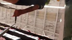 big ass latina in the supermarket 😏