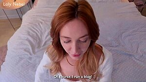 sexy influencer girlfriend shows her cameltoe and gets oiled up