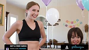 Girlsway Babes Gangbang PAWG Whitney Wright with Rough Strap-On