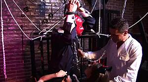 Kinky naughty nurses jamie and denise k fuck in bdsm dungeon