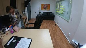 Nataly dewalt in casting session sucking cock