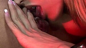 Sexy cop Lexxi Tyler fucks Michelle Thorne's ass with dildo.