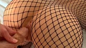 Have you seen this beautiful shaved pussy with fat lips? It moans from a big cock before cumshot.