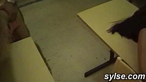 Teens and milfs getting wild in public spots